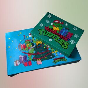 Vintage TMNT Christmas Gift Box Set (2) — 1989 Mirage Studios